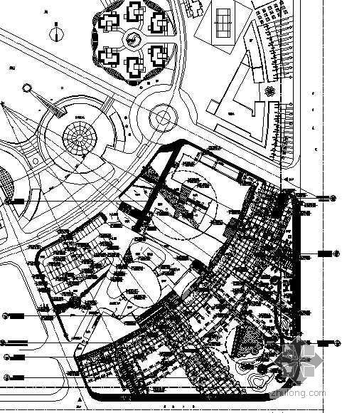 软件园景观设计设计说明资料下载-某软件园广场景观设计施工图