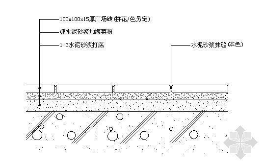 复合型人造石材资料下载-100x100mm人造窑烧花岗石地坪