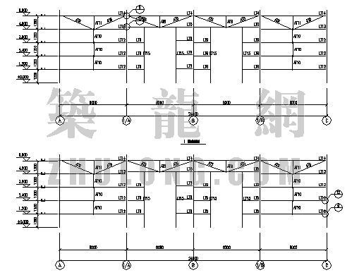 推拉折叠门结构图资料下载-门式刚架结构图