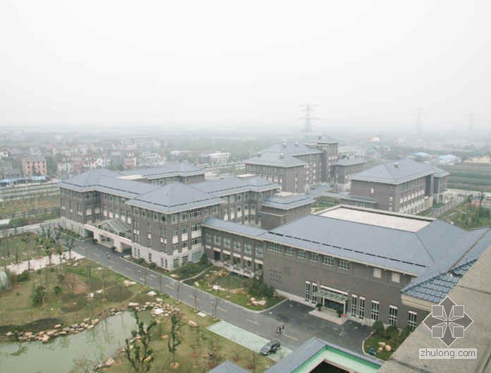 教学楼外墙石材资料下载-杭州某大学教学楼创钱江杯汇报材料（2009年）