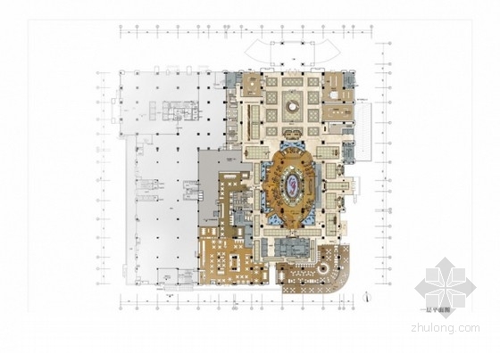 酒店设计平面图分析图资料下载-[无锡]高档精品四星级酒店设计方案图