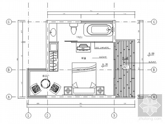 森林木屋cad资料下载-森林小木屋一居室内设计图（含实景）