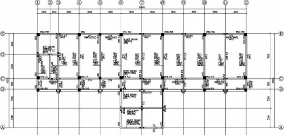 5层框架办公楼设计资料下载-[合肥]5层框架办公楼结构施工图