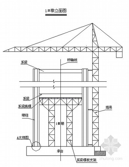 桥梁圆墩柱翻模施工方案资料下载-桥梁翻模施工方案图