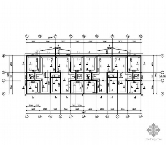 砌体结构四层图纸资料下载-某4层砌体结构住宅结构图