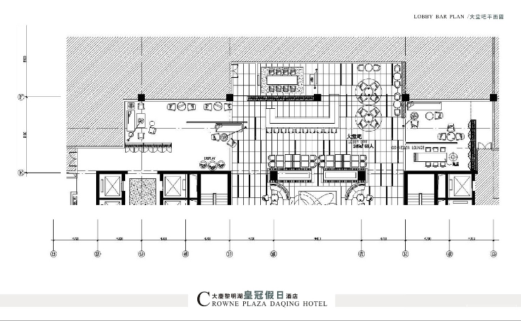 太原皇冠假日酒店平面图资料下载-大庆黎明湖皇冠假日酒店设计方案（含效果图）