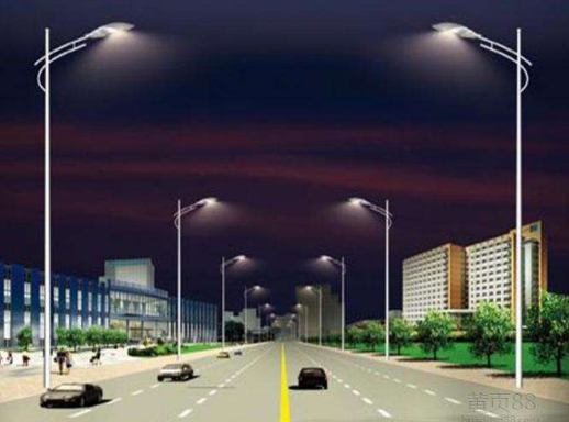 双臂道路灯资料下载-咸阳市兰池大道路灯照明工程施工组织设计