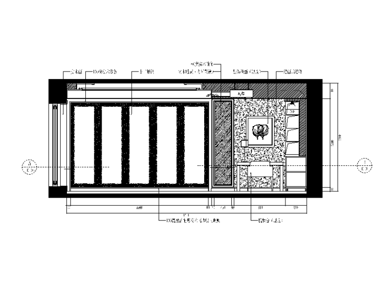 [福建]现代风格样板房设计施工图（含效果图）-【福建】现代风格样板房设计施工图（含效果图）立面图