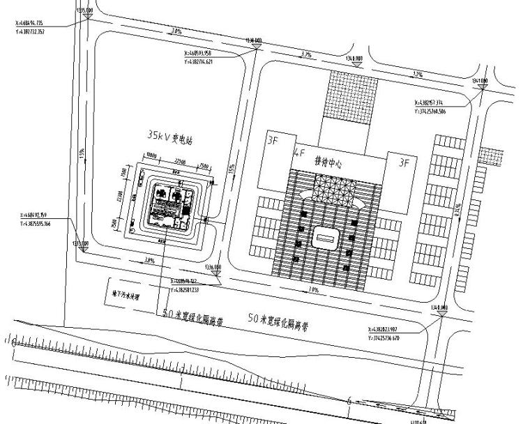 海勒斯壕集运站35kV变电站工程-厂区总平面布置图