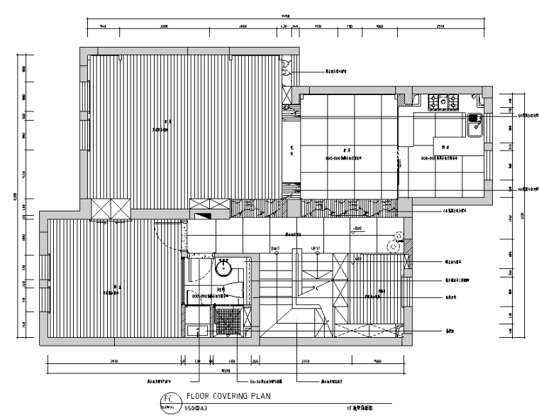 现代中式室内装饰施工图资料下载-[江苏]现代中式别墅设计施工图（附效果图）