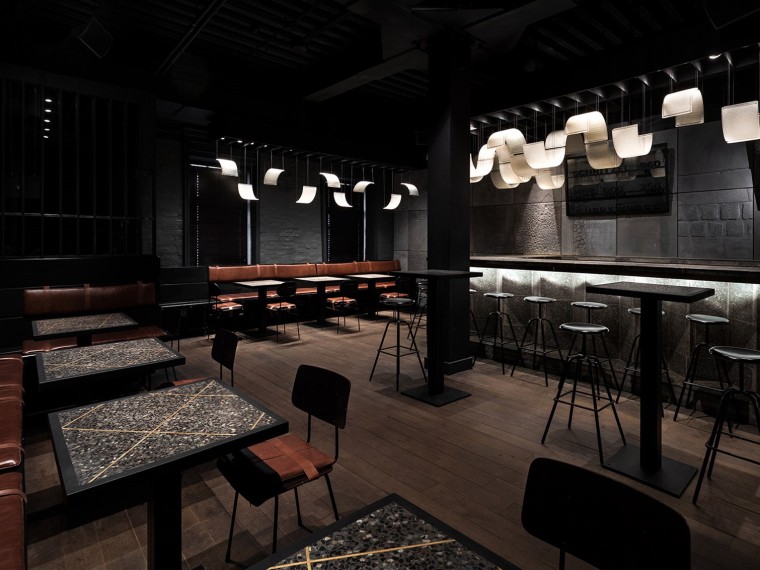 室内设计全案体系咖啡馆资料下载-莫斯科柏林酒吧