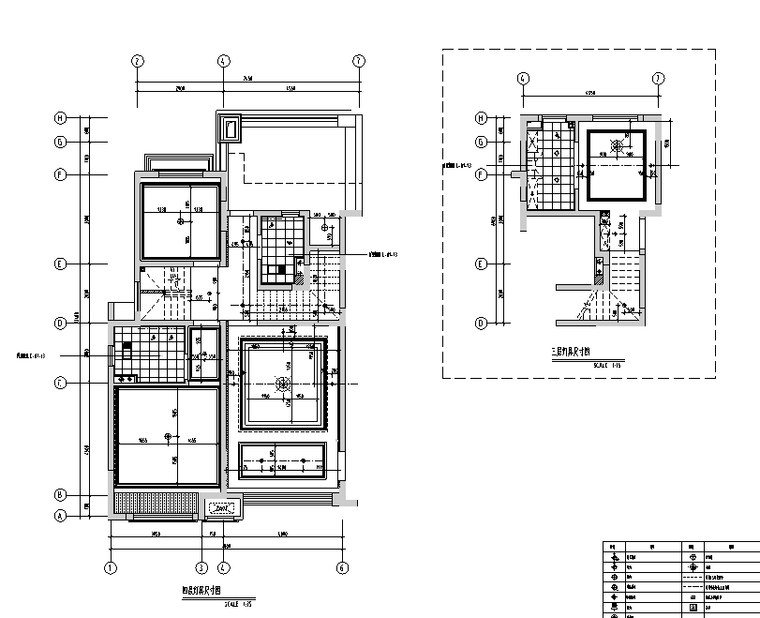 [上海]绿地启东三期DS4户型样板间设计施工图（附效果图+物料）-灯具尺寸图