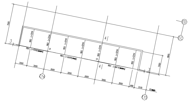 广州新白云机场航站楼钢屋面施工图（CAD，25张）_3