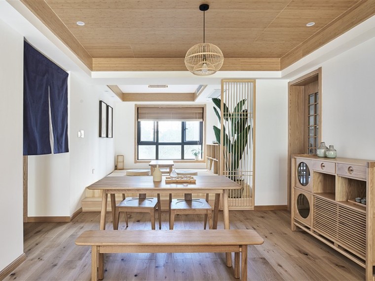 日式原木风格厨房资料下载-九龙日式风格的居住空间