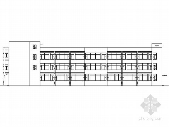 三层医院建筑图纸资料下载-[东莞]某人民医院三层住院楼建筑施工图（6号楼）