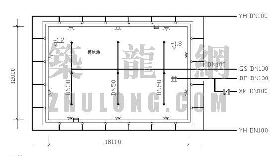 露天游泳池施工设计图资料下载-某游泳池设计图