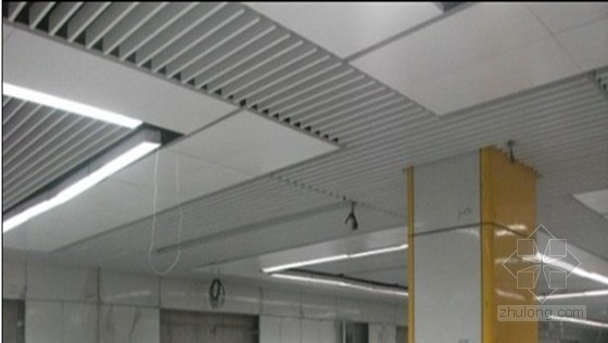 [QC成果]提高建筑装饰工程铝型材造型吊顶安装质量-反向支撑设置改进后 