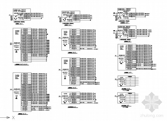 医院住院大楼图纸资料下载-某医院六层住院楼电气图纸