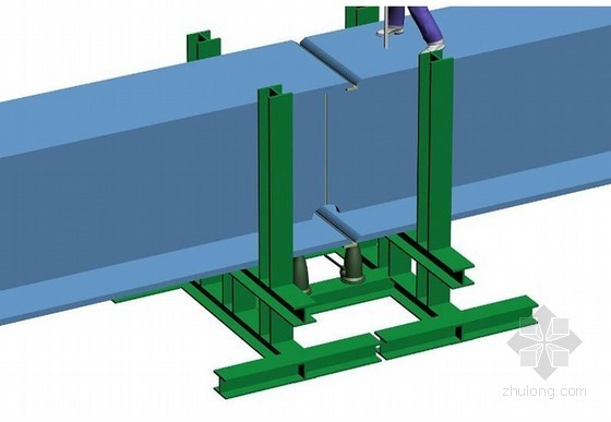 型钢梁工法资料下载-大跨度蜂窝型钢梁加工及安装施工工法