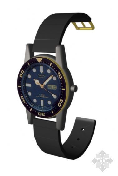 手表3d模型资料下载-卡西欧手表