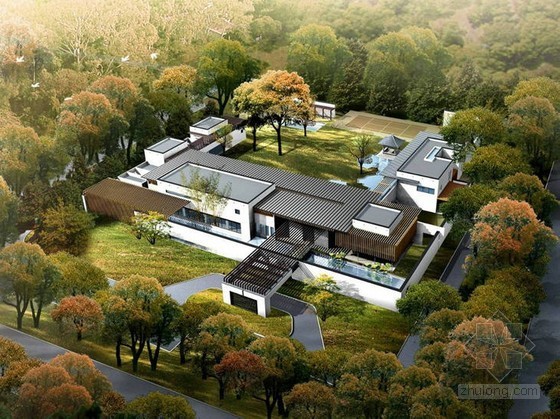 旅游景区改造案例资料下载-[杭州]旅游景区疗养院景观改造设计方案