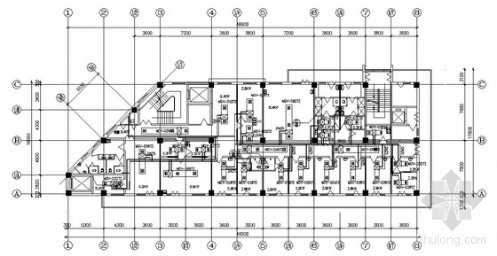 医院空调多联机设计方案资料下载-某医院急诊楼多联机空调图