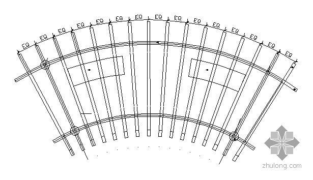 弧形花架cad资料下载-可直接使用弧形花架施工图