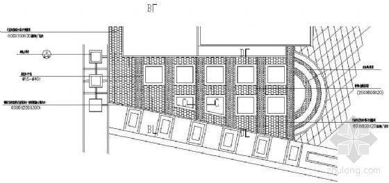广场铺地做法详图资料下载-阅读广场铺地设计详图