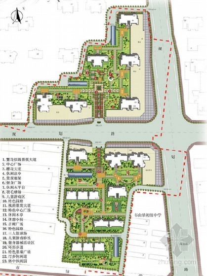 某小区景观概念设计方案资料下载-某小区景观概念设计方案