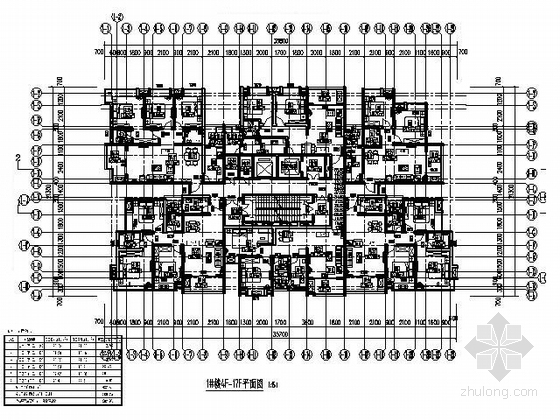 某十九层沿街二梯六户商住楼建筑方案图-图5