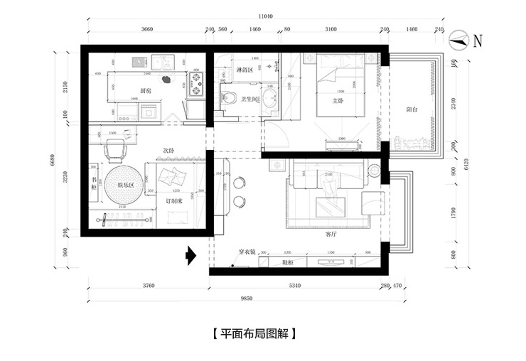 家装榻榻米资料下载-家装案例：清新淡雅化繁为简
