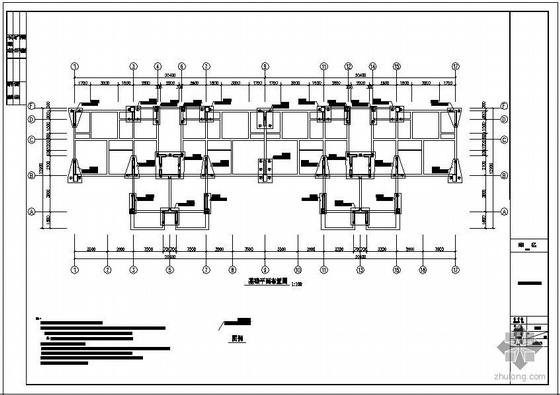 七层建筑结构设计资料下载-某七层剪力墙住宅结构设计图
