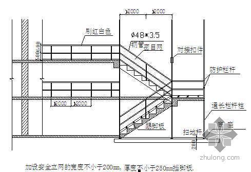 电梯附墙示意图资料下载-辽宁某公司施工现场设施设置标准参考图集（08年修订）