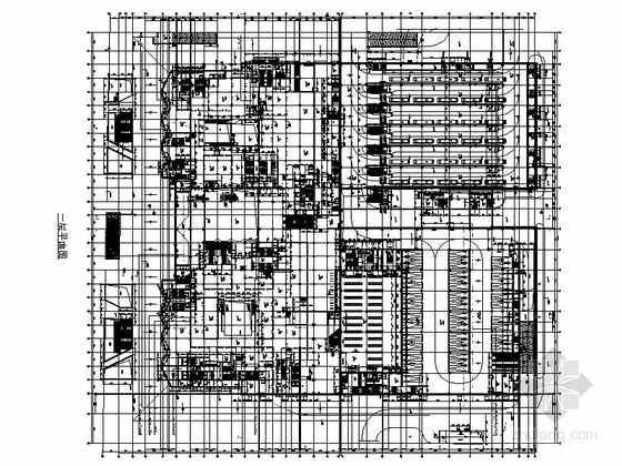 [苏州]五层汽车站综合客运枢纽建筑施工图-汽车站综合客运枢纽平面图