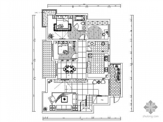 办公庭院设计方案资料下载-[广州]山水庭院住宅设计方案