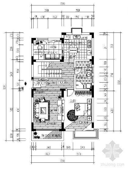 住宅建筑设计学生作业资料下载-[学生作业]居住空间设计