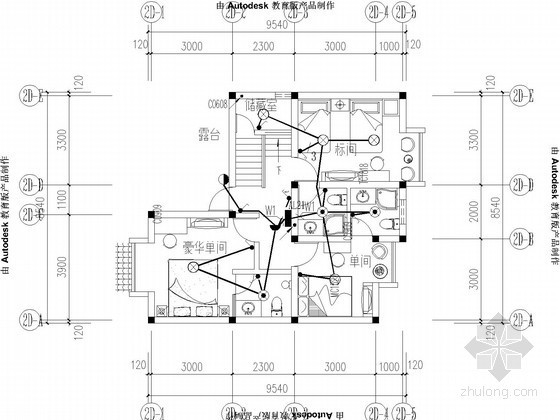 甲级设计院电气系统图资料下载-[四川]某安置房电气图纸（甲级设计院）