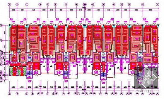 [新疆]2015年住宅区消防工程预算书(附图纸广联达软件应用)-一层采暖平面图