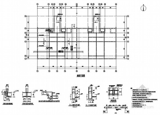 5层别墅建筑设计图资料下载-某5层剪力墙别墅结构设计图