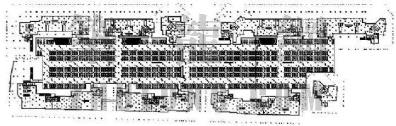 地下车库停车平面图资料下载-某地下车库平面布置图