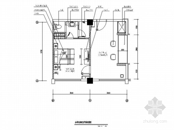 单层值班室建筑施工图资料下载-[深圳]某公安局特警支队值班室施工图