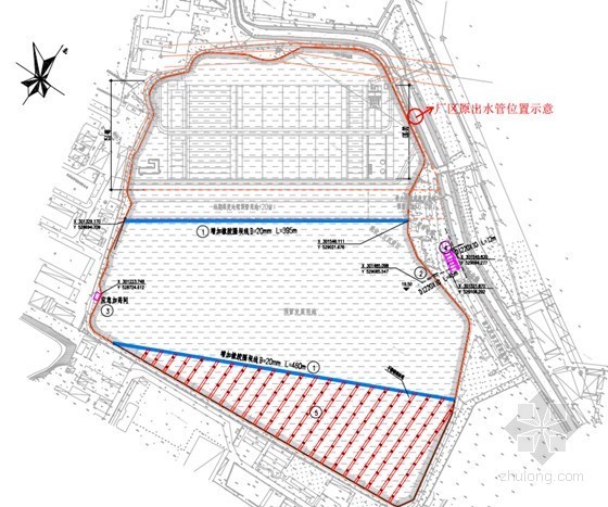 [北京]地下式污水处理厂钢围堰工程施工PPT汇报资料-工程位置图 