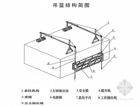 悍高拉篮安装图纸图片