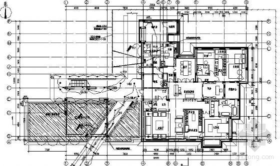 住宅小区样板房CAD资料下载-北京某住宅小区样板间电气设计
