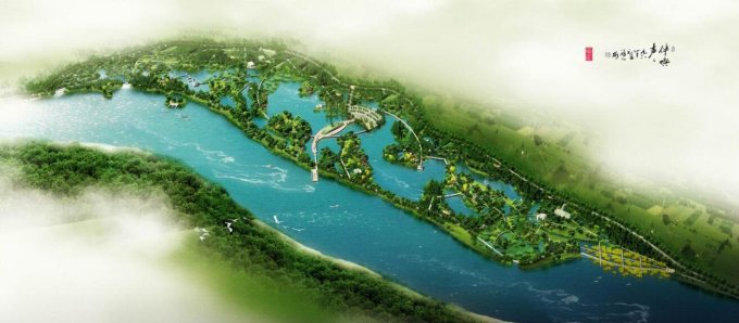河滨道路施工cad资料下载-[辽宁]河滨北滩湿地公园规划设计方案文本