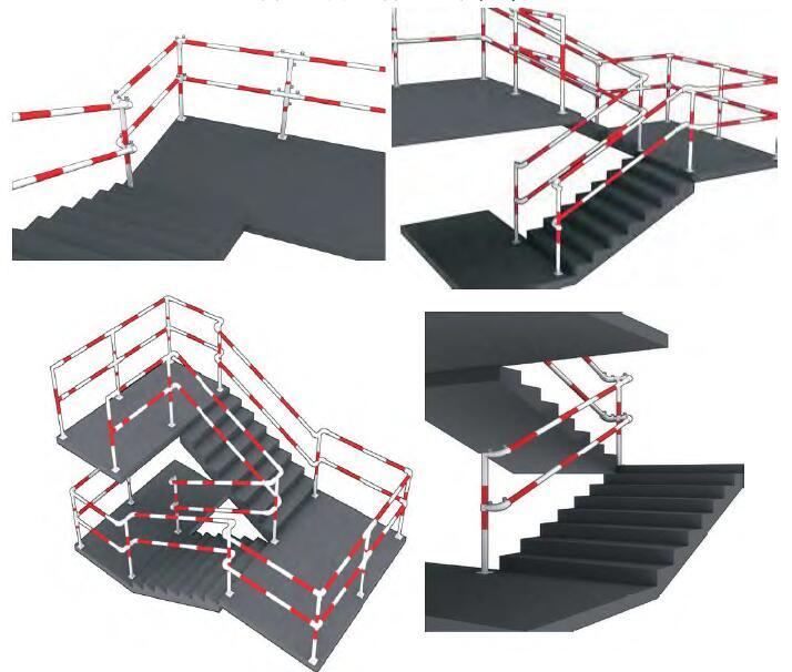 建筑工程施工现场安全文明标准化手册（137页，图文并茂）-工具化钢管临边效果