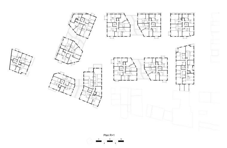 法国树屋与阳台结合的罗曼维尔公寓-Brenac_Gonzalez_Associés_-_Romainville_Marcel_Cachin_-_R1