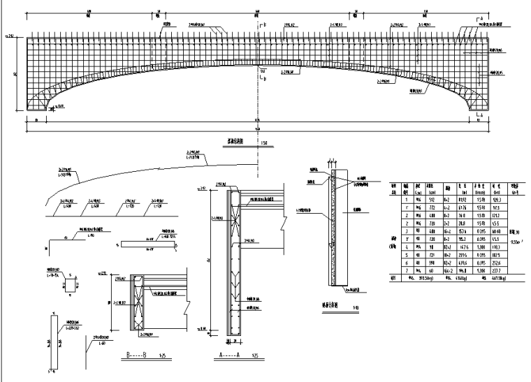 河滨景观方案及古建施工图资料下载-全套景观桥设计施工图