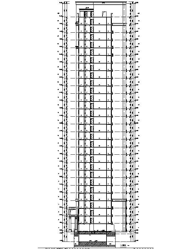 [安徽]多栋塔式高层住宅及邻里中心建筑施工图（全套图纸）-多栋塔式高层住宅及邻里中心建筑