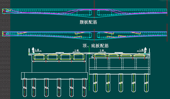 《桥梁工程》课程讲义近2千页PPT（梁桥，拱桥，悬索桥斜拉桥）-满堂支架现浇多室箱梁配筋